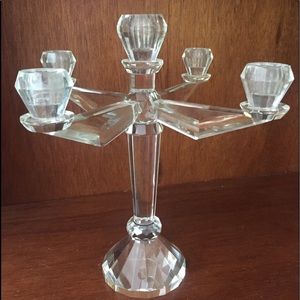 Crystal Candelabras - Set of Two - New in Box!